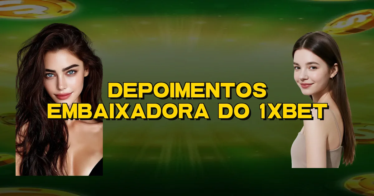 Depoimentos Embaixadora Do 1Xbet Oficial